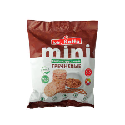 Խրթխրթան հացիկներ Միստեր Կատտո հնդկաձավար մինի 70գ