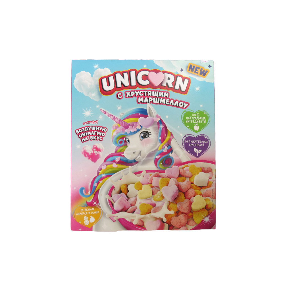 Завтрак Unicorn хрустящий с маршмеллоу 160г