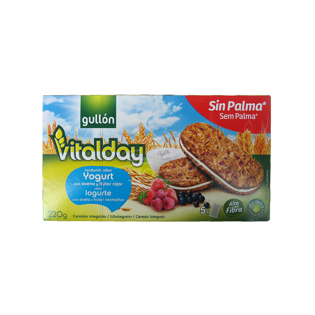 Թխվածքաբլիթ Գուլոն Վիտալդեյ սենդվիչ յոգուրտ 220գ