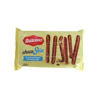 Печенье STIX в молочном шоколаде Яшкино 130г