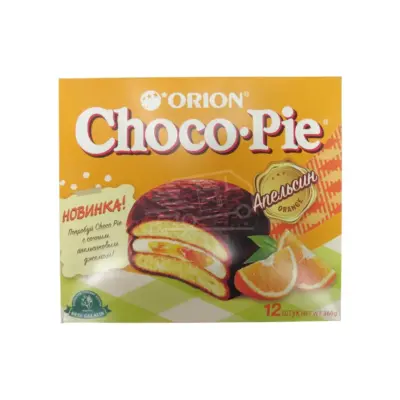 Choco Pie Orange Chocolate-Coated Biscuit 360g
