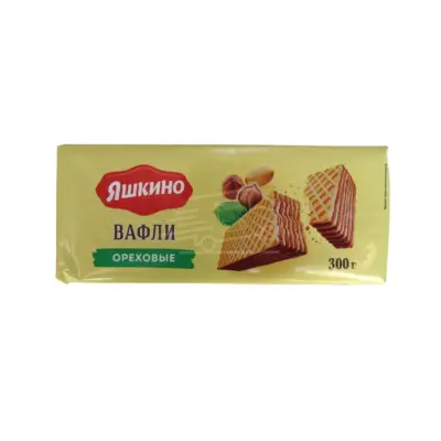 Վաֆլի Յաշկինո ընկույզով 300գ