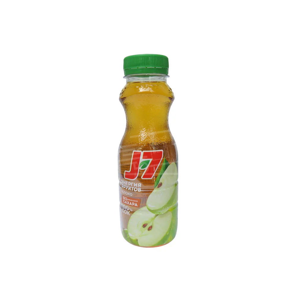 Բնական հյութ J7 կանաչ խնձոր 0.3լ