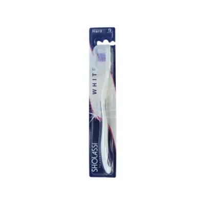 Sholassi Hard Toothbrush White